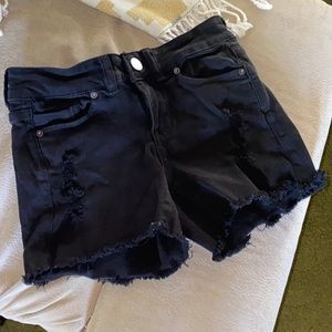 O’Neill Black Cody Jean shorts size 25 never used!